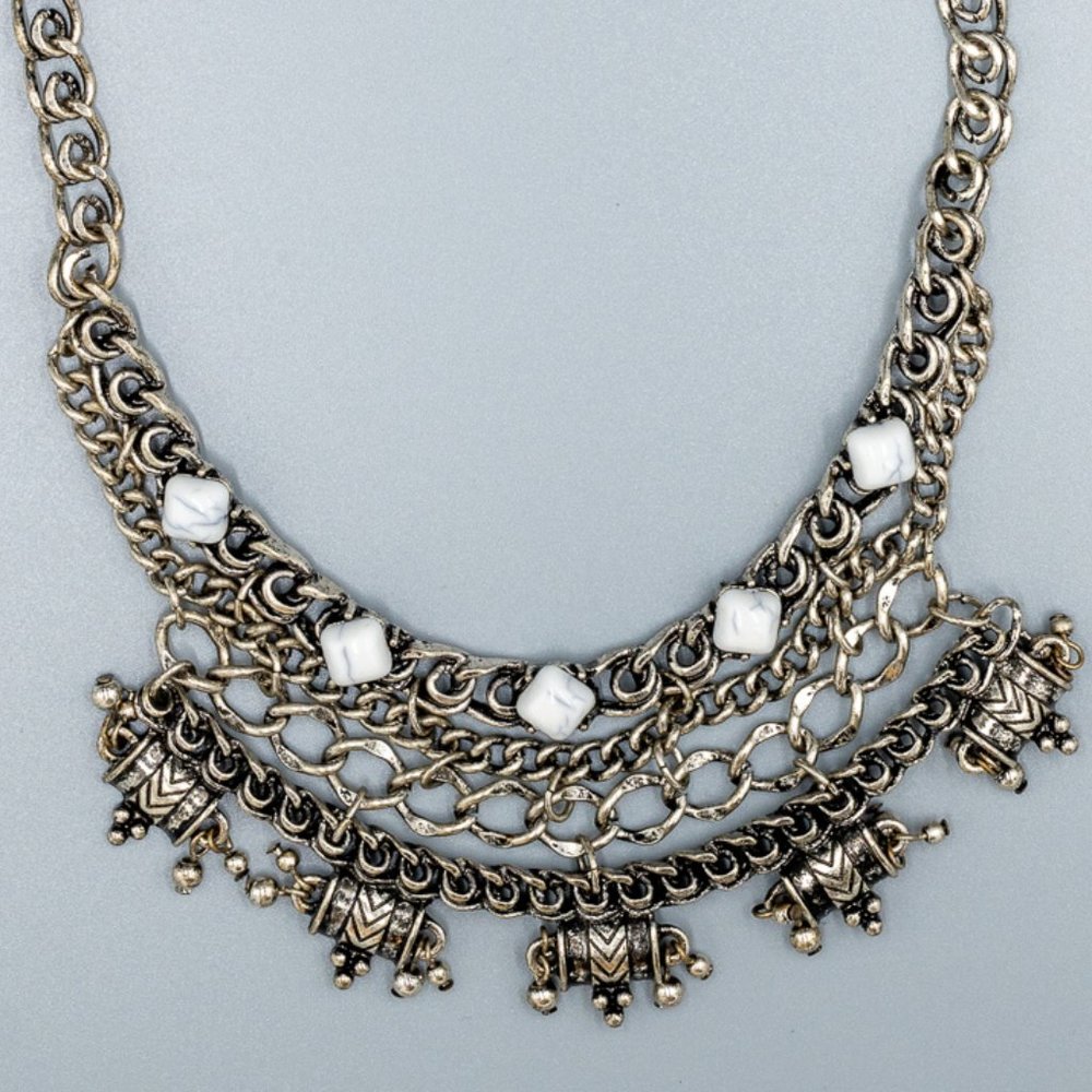 SUGARFIX by Baublebar Sliver and Black Necklace